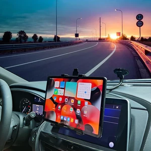 Braço Longo Ventosa Carro Tablet Titular, Pára-brisas Elevador, Montagem para iPad Pro Air, 7-13 10 principais vendas assessorios uber - №3