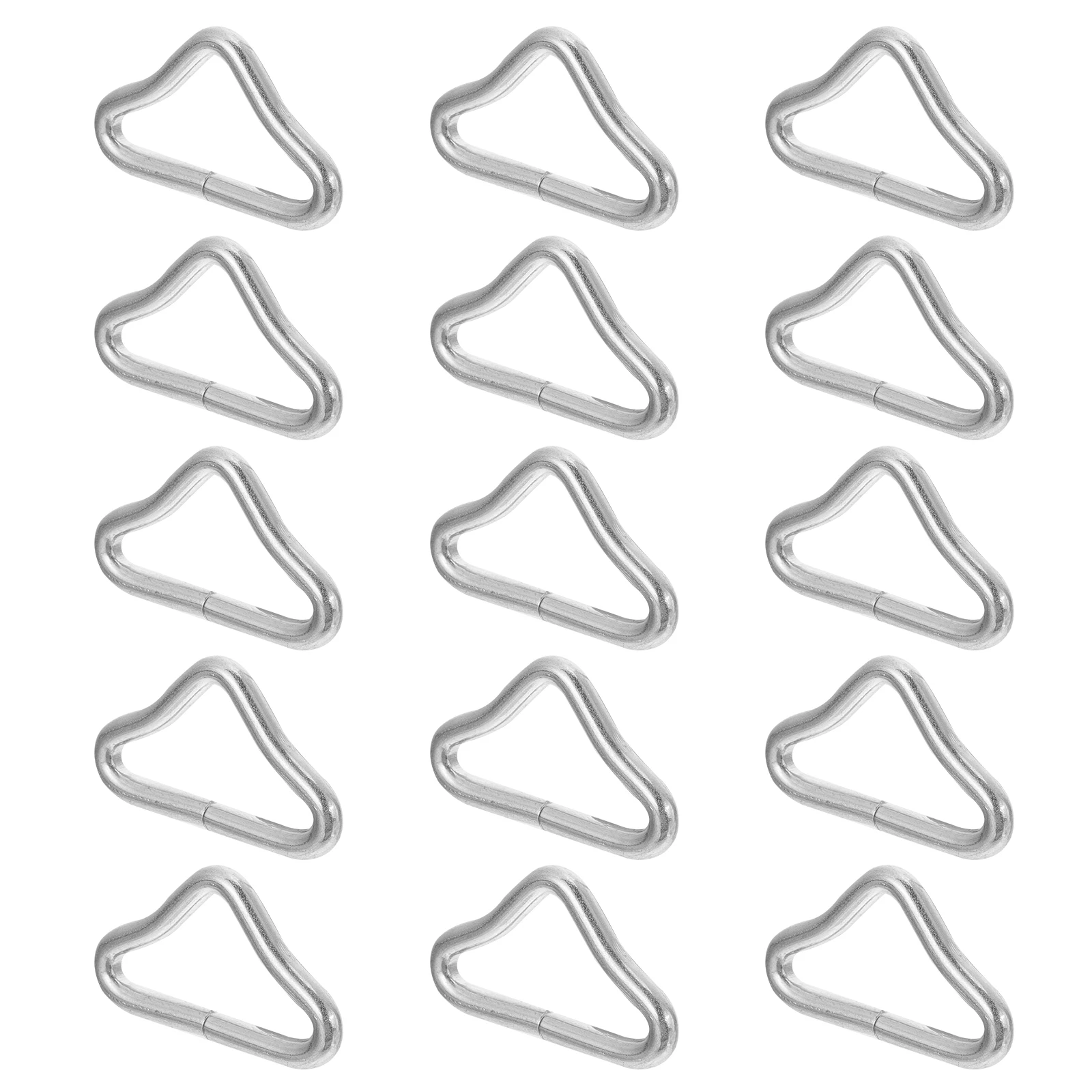 

40pcs Triangle 4 5mm Thickness High Strength Trampoline Buckles Stainless Steel Replacement Clips Jumping Bed