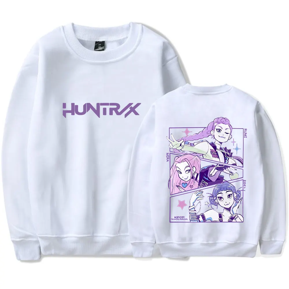 KPop Demon Hunters Vintage 90s Merch Sweatshirt Men Women Print Pullover Unisex Harajuku Casual - Image 2
