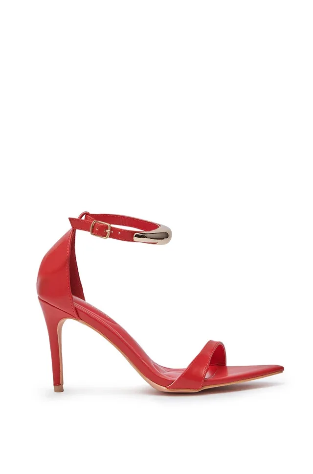 New summer Red 12cm lace up super high heels sandals with sexy slim heels and pointed toes,versatile and stylish womens shoes - view 2