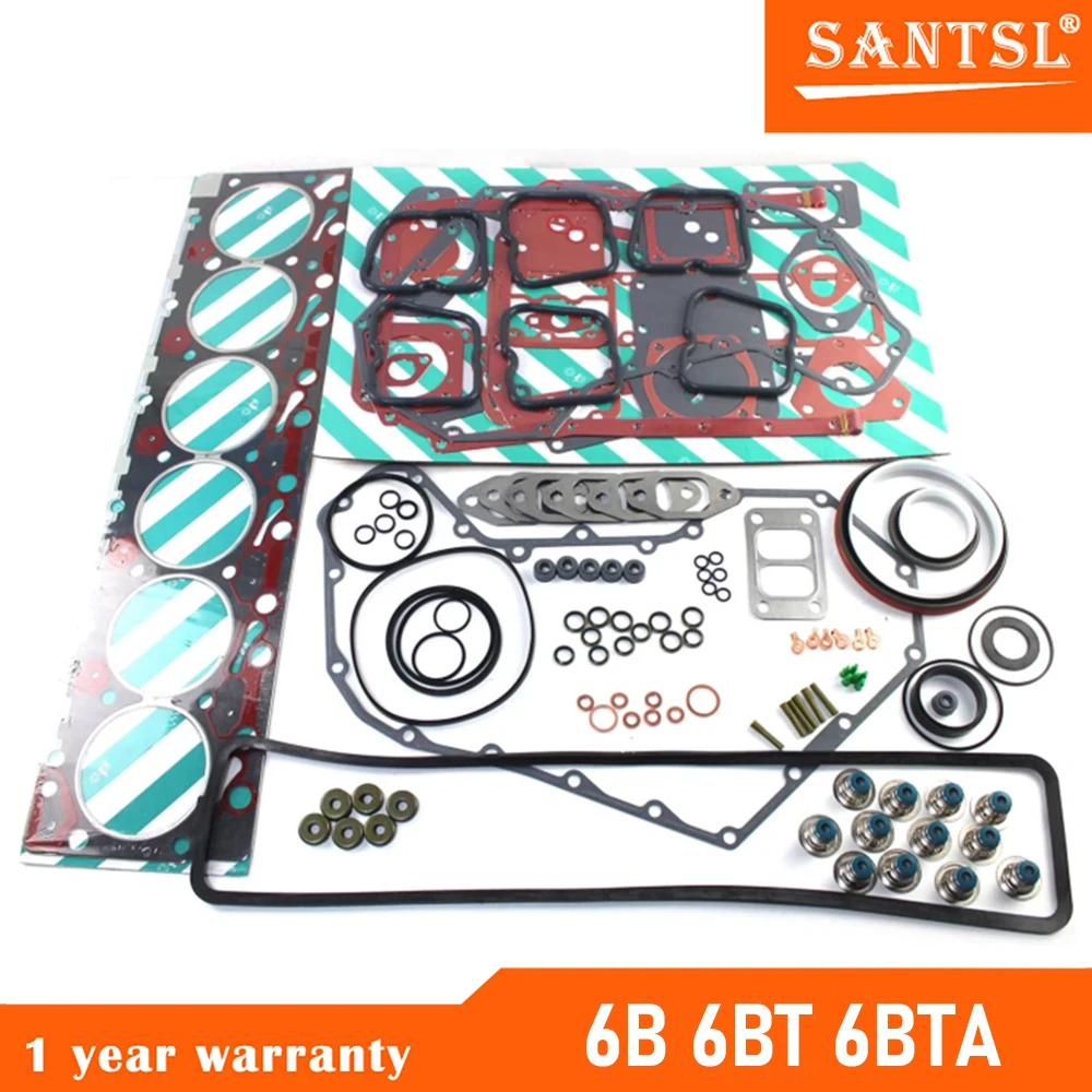 5.9L12V Full Overhaul Gasket Kit 6B 6BT 6BTA For Cummins Engine Top Bottom Set Auto Parts