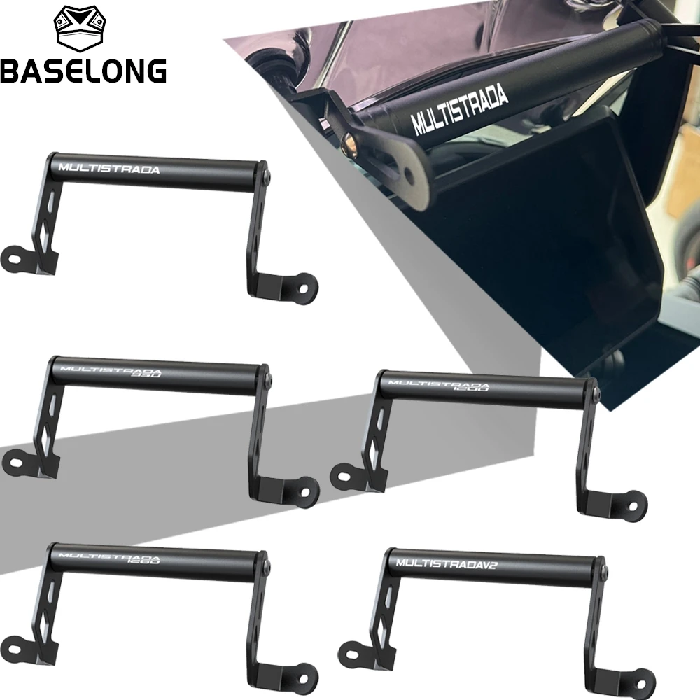 

For Ducati Multistrada 1260 1260S / Touring / Enduro / Pikes Peak / D Air 2018-2019-2020 Navigation GPS Mount Bracket Holder