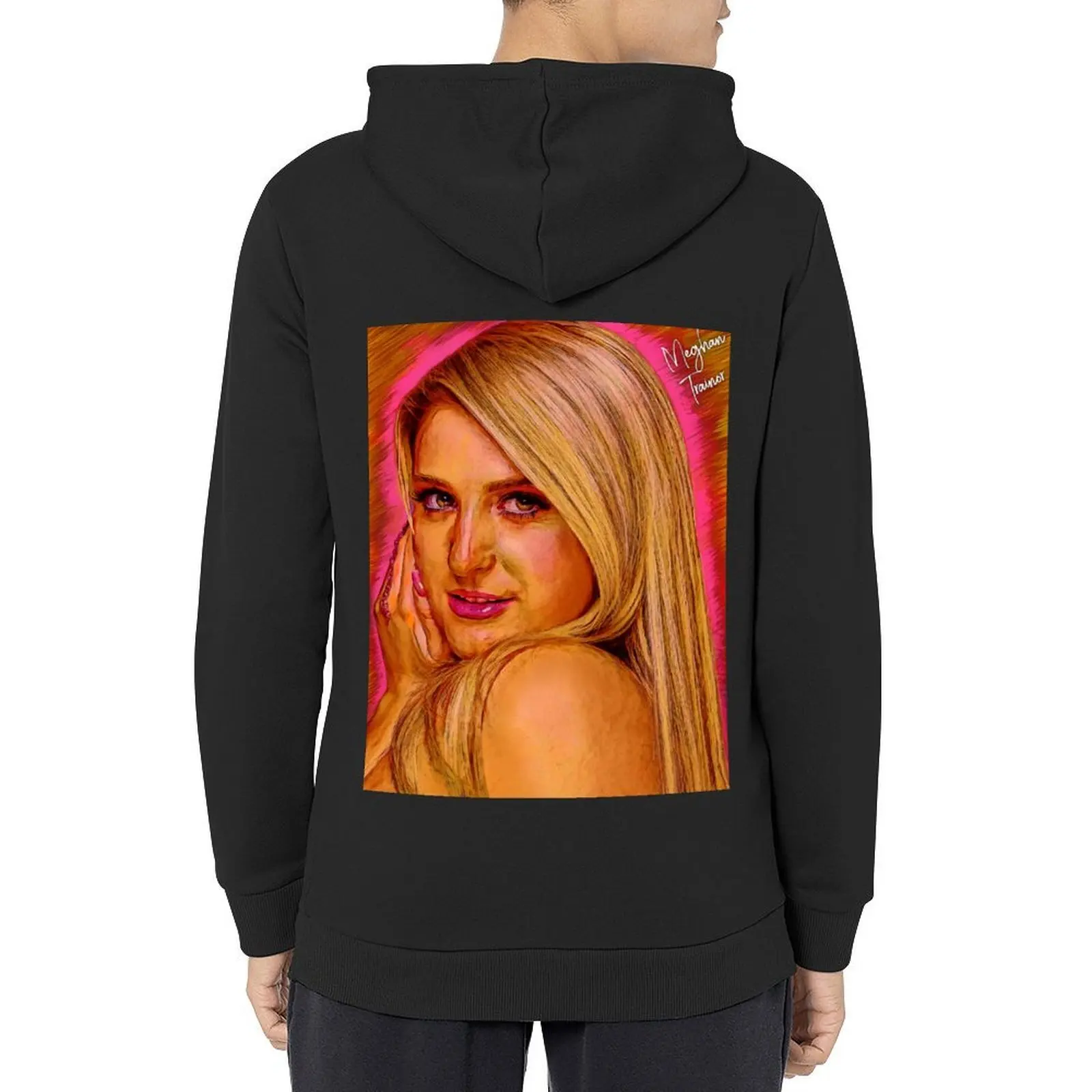 

Meghan Trainor Art  Hoodie men's winter sweater men's autumn clothes men's sweat-shirt set japanese style pullover hoodies