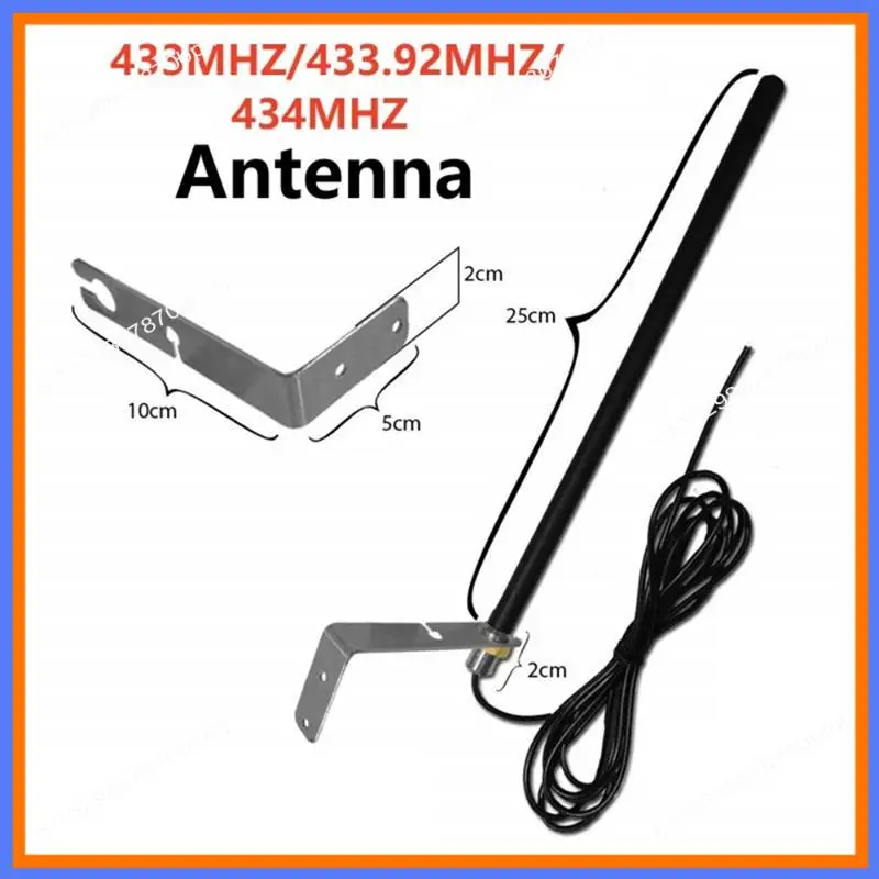 BAAE Universal 433Mhz Cable Antenna For Gate Garage Radio Signal Booster Repeater Outdoor Waterproof Gate Control Antenn