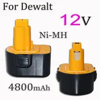 12V 4800mAh Ni-MH battery For Dewalt DE9071 DC9071 DE9074 DE9075 DE9501 DE9072 12V Battery Power Tool