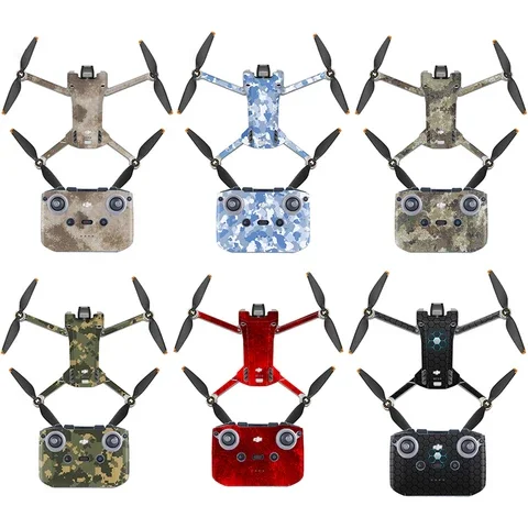 PVC Sticker Skin for DJI MINI 3 PRO Drone Body Remote Control Protective Film Decorative Stickers DJI RC Accessories