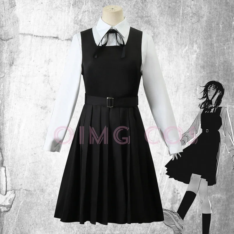 Mitaka Asa Cosplay Costume Outfits Shirt Tie Short Wig Neck Ring Women Anime Uniform Halloween