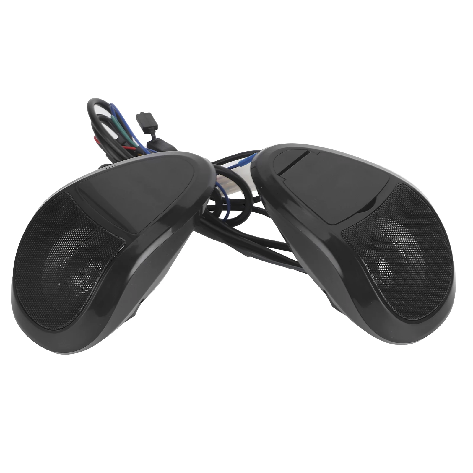 12V Motorcycle Bluetooth Speaker MP3 Music Player Amplifier with Light Universal for ATV UTV
