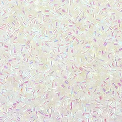 1 Box Bingsu Beads Straw Tube Beads Iridescent Crispy Bingsu Beads Lightweight Bingsu Beads Glitter Bingsu Beads for Crunchy