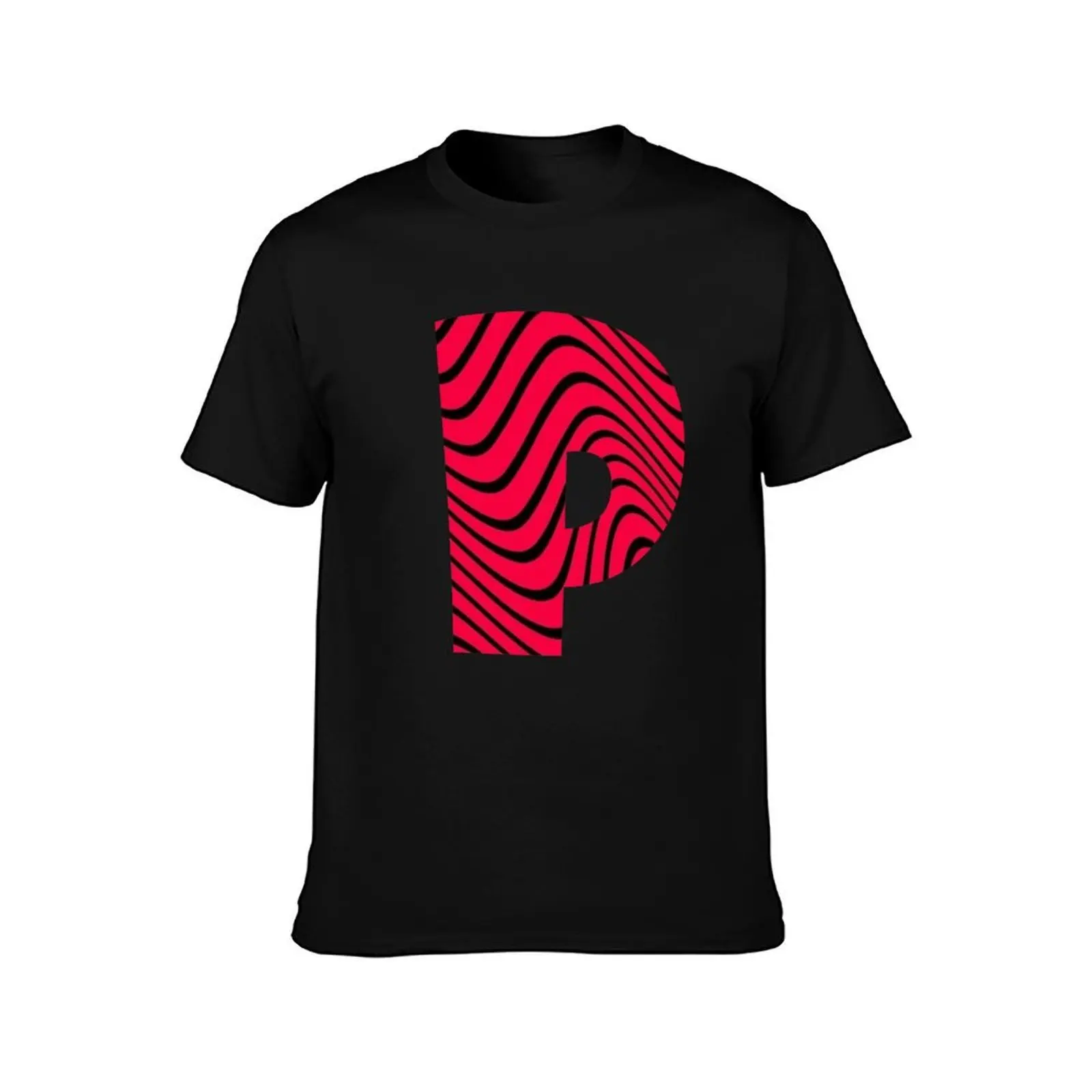 Pewdiepie P T-Shirt Casual Breathable Short Sleeve Top