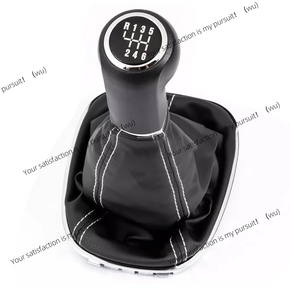 For Opel Corsa D S07\\\'s 6 Speed Setup Enhanced Driving Experience with Black Leather Gear Shift Knob Tailored