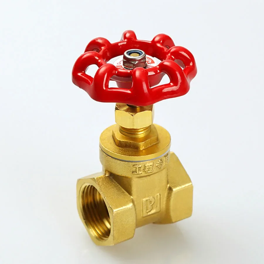 1/2 "3/4" 1 "BSP gwint żeński mosiężna zasuwa odcinająca DN15 DN20 DN25 zawór wody złącze przełącznika Adapter