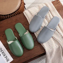High-End Sheepskin Indoor Slippers Non-Slip Soft Mute Spring Home Slippers Genuine Leather Home Slippers for Women and Men