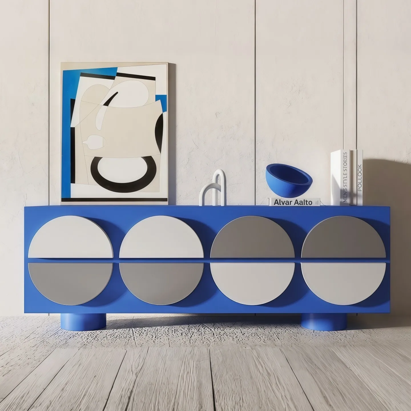 

Modern simple paint TV cabinet living room locker