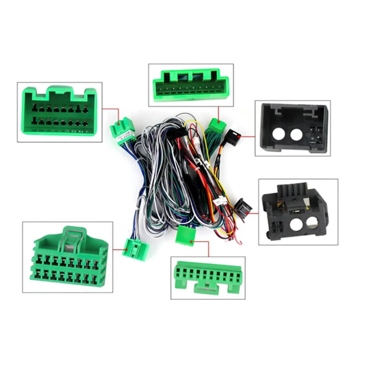 Car 16PIN Android Audio Power Radio Wire Harness with Canbus Box for XC90 2007-2013 Car