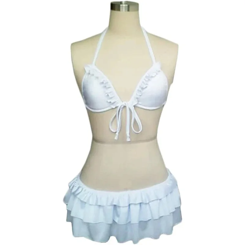 

Anime Swimsuit Nanami Chiaki Cosplay Women Bikini Lolita Dress Suit Costume Customized