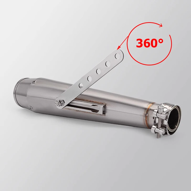 Motorcycle Exhaust Escape Muffler Modified Antiqued Vintage Fashion Exhaust Pipe Silencer 38mm 40mm 42mm 45mm