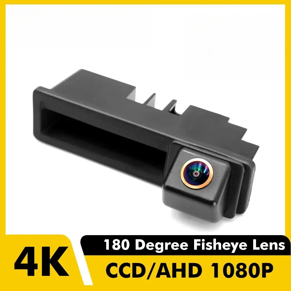 

Bileeko Fish Eye Lens CCD AHD 1080P Камера заднего вида с ручкой багажника: для Audi A1/A3/A4/A6/A6L/S5/Q5/Q7 2008-2012