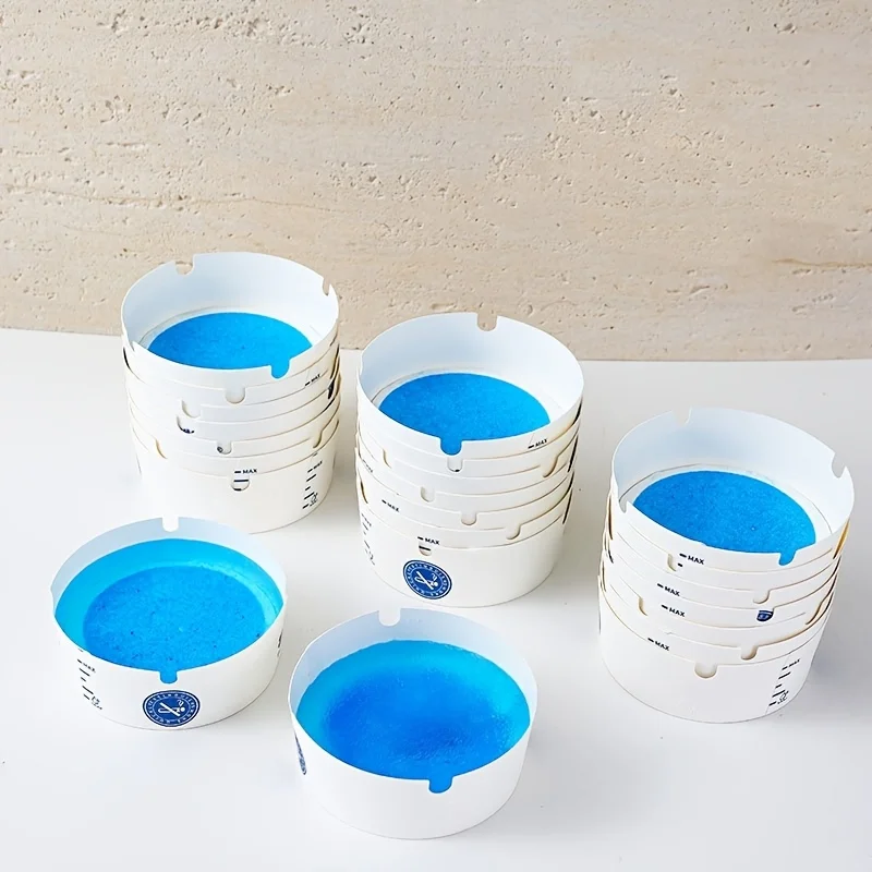 Disposable Ashtray With Self-Contained Cigarette Extinguishing Sand, Thickened And Hardened To Prevent Ash From Flying