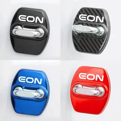 4pcs Stainless Steel for Hyundai EON Logo Badge Car Door Lock Protection Cover Anti-rust Stickers Rust Resistant Accessories