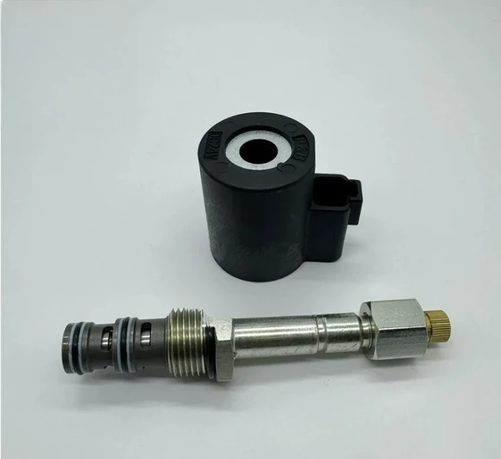 Pilot Safety Lock Solenoid Valve Assembly for R150VS R215VS Excavator Coil