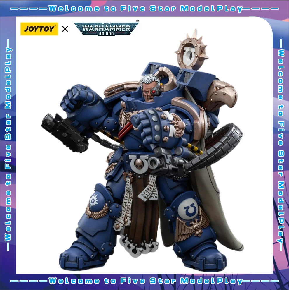 

【FS】1/18 JOYTOY Warhammer 40K UltramarinesChapter Master Marneus Calgar Action Figures Model Toys Gifts