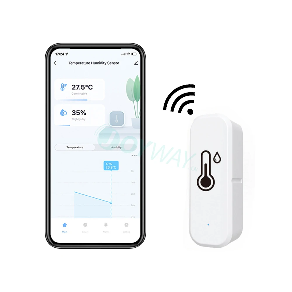 

Ble 2,4G WIFI бытовой гигрометр термометр беспроводной термогигрометр мини датчик температуры и влажности
