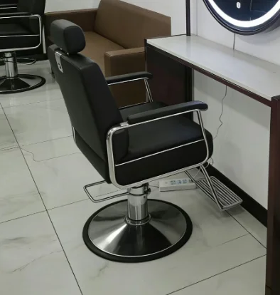 Modern Design Hair Salon Furniture Work Table With Mirror Station Metal Material Barber Shop And Beauty Salon Sale Item