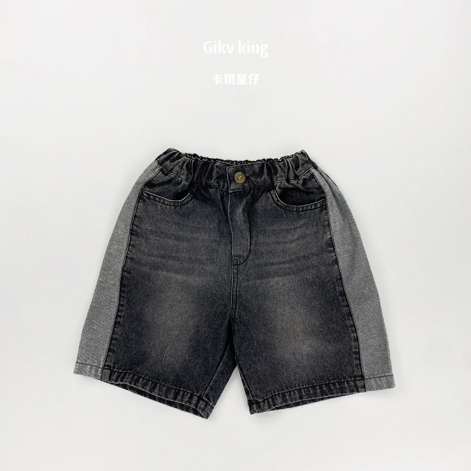 

2026 Summer New Children Loose Shorts Cotton Girls Fashion Denim Shorts Toddler Boys Solid Casual Shorts Kids Clothes