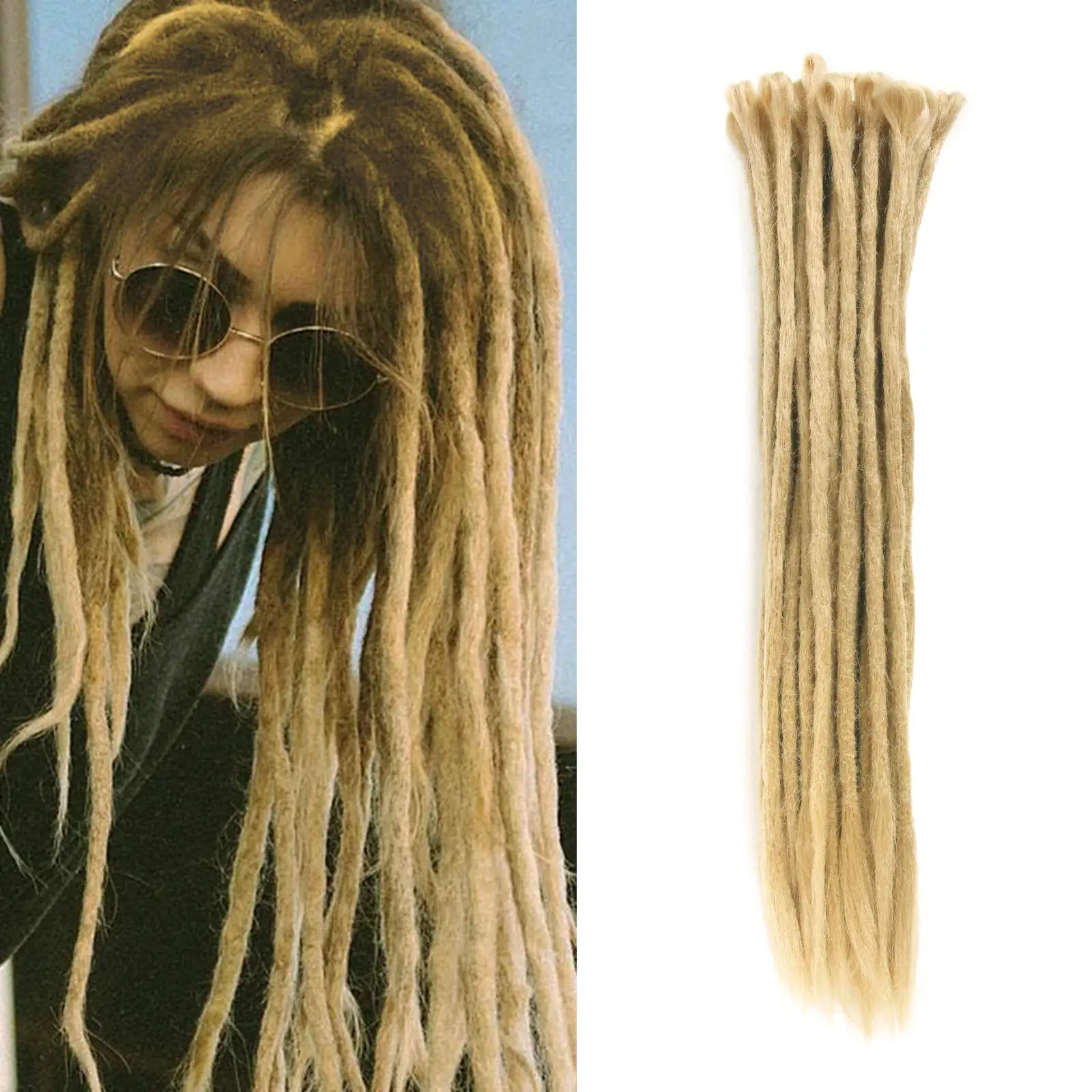 

20 "синтетические дреды, вязаные крючком волосы, мягкая шерсть, локоны для плетения ручной работы, наращивание волос для афро женщин, стиль хип-хоп