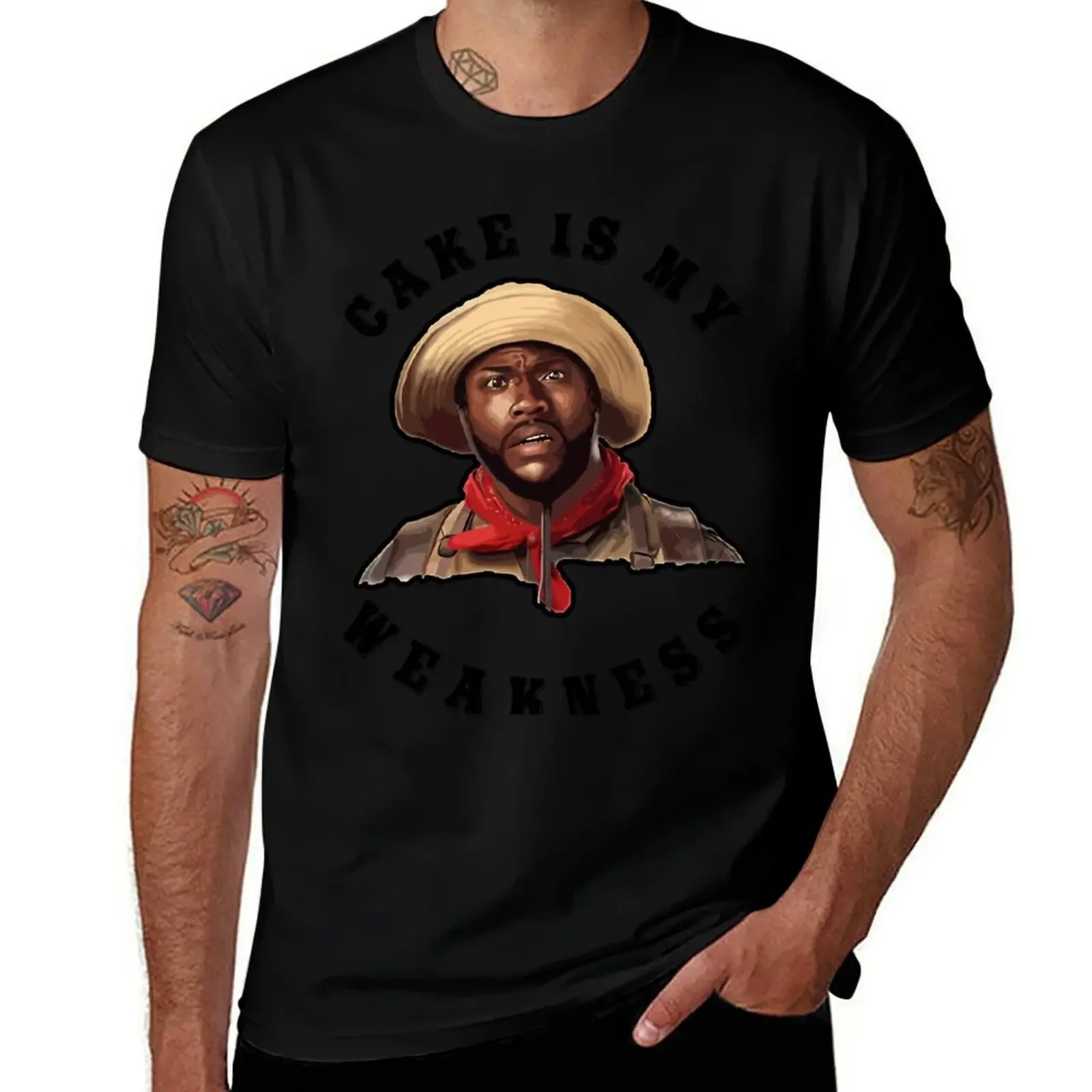 Cake Is My Weakness Kevin Hart Jumanji T-Shirt summer 2025 graphics T-shirt men