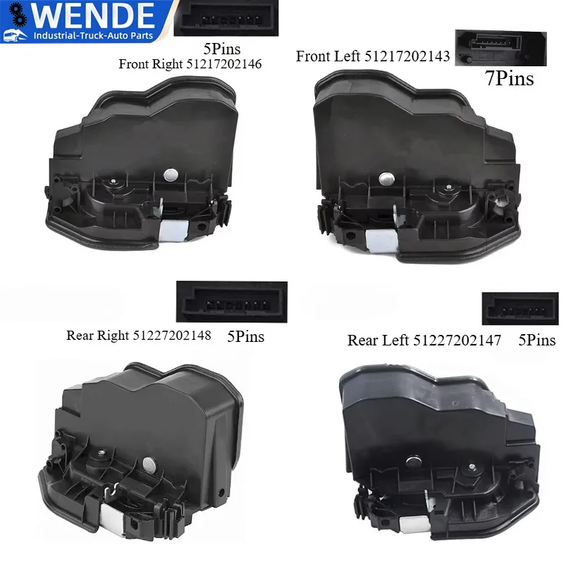 

OEM 51217202146 51227202148 51217202143 51227202147 Front Rear Left/Right Door Lock Latch Actuator For BMW X6 E60 E70 E90