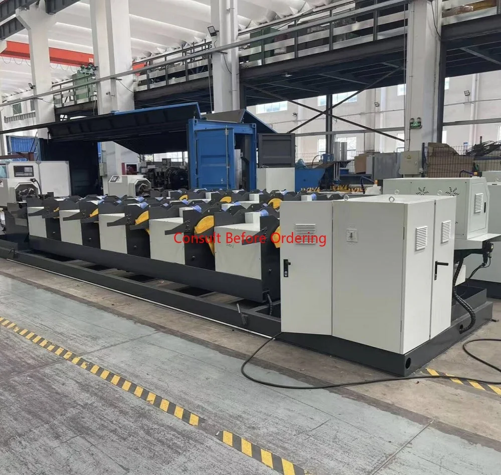 Laminatrice automatica per filettatura ad alta precisione per tubi metallici, aste, filettatura industriale, maschiatura per acciaio, rame, alluminio