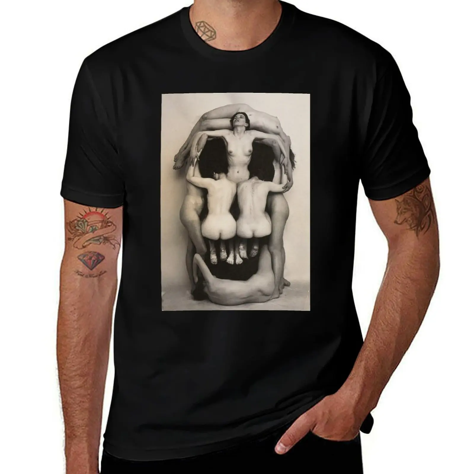 

Dalí Skull T-Shirt man graphic t shirt anime tshirt T-Shirt