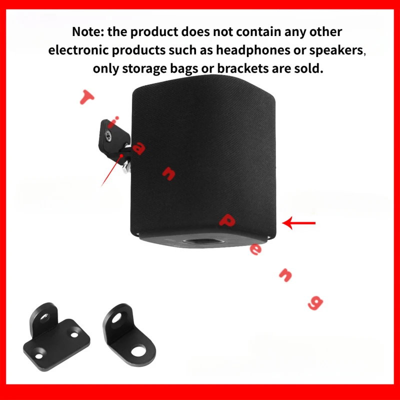 For SONOS (One Gen2) Speaker Holder Metal Bracket rustproof metal construction resist humid erosion greatly obviously home audio