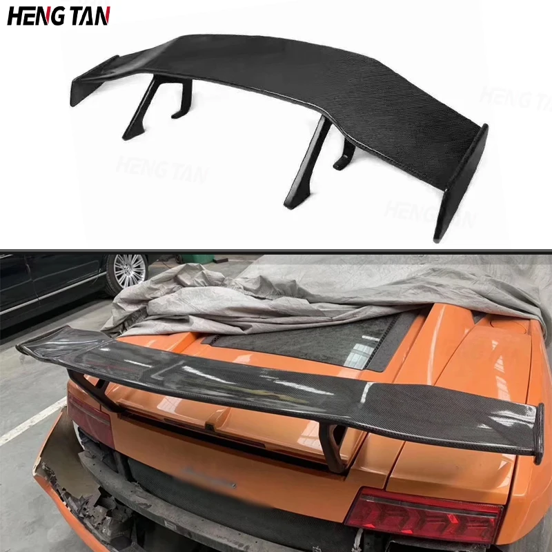 

DC Style Car Real Carbon Fiber Rear Spoiler Wing Parts For Lamborghini LP550 LP550 LP560 2004-2013 Body kit