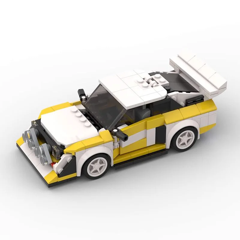 MOC Vehicle Technique Car For S1 E2 Speed Champions Rally Hatchback Set Building Blocks Toys For Kids Gift Transport truck male