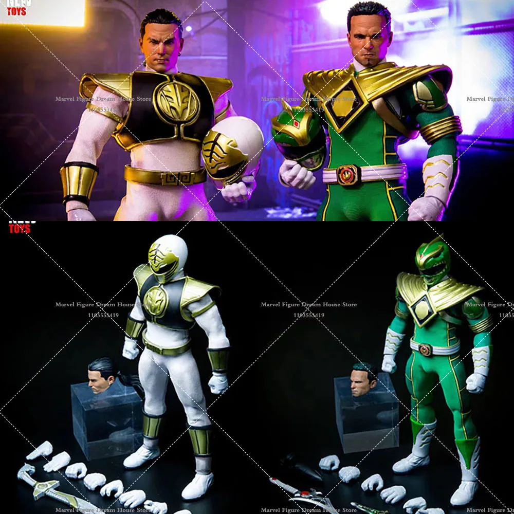 In Stock Tree New Toys 1/12 Scale Collectible American Movable Green Ranger V2 White Ranger Tiger 6In Men Soldier Action Figure