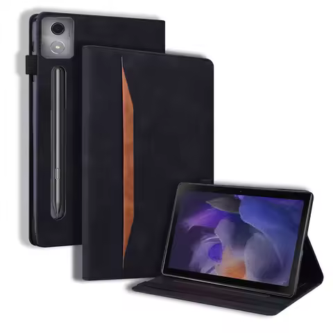 For Lenovo Idea Tab Pro TB373FU Case Luxury Flip PU Leather Wallet Tablet Funda for Xiaoxin Pad Pro 2025 12.7 inch tb375fc Cover