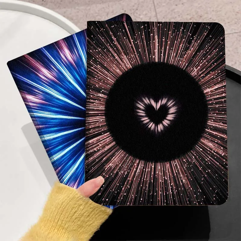 

Black Heart Sparkling Light For Huawei MediaPad T5 T10s M6 M5Lite SE Honor Tab 5 6 7 V7 V8 X8a X9a Pro Soft Tablet Case Gift