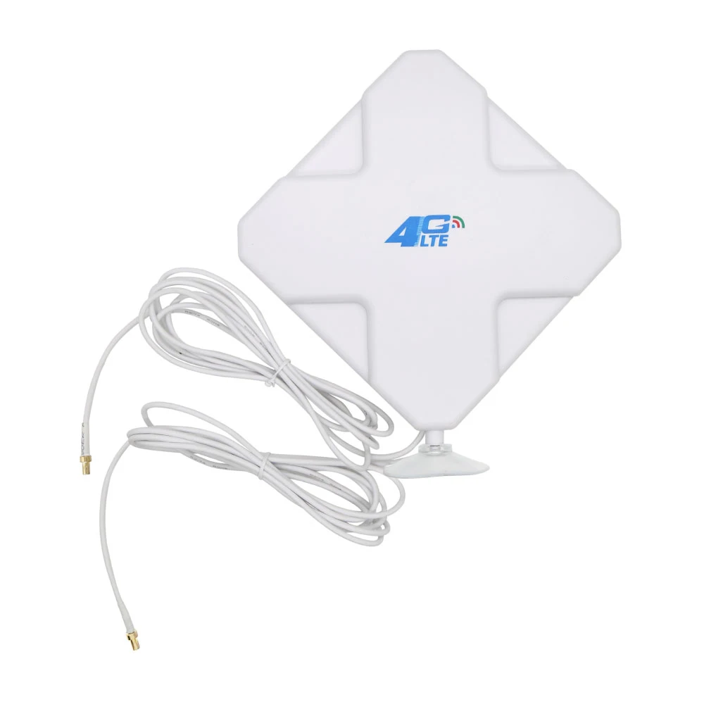 2500-2700 MHz 3G 4G LTE Mimo Antenna 35dBi Dual TS9 CRC9 SMA for Huawei ZTE for 4G Modem Router Signal Amplifier 2M Cable