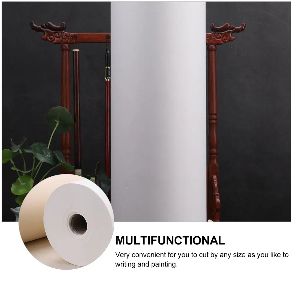

1 Roll High Quality Xuan Paper for Writing Brush Calligraphy Chinese Painting Sumi Ink Practice Art Sheets Calligraphy Paper