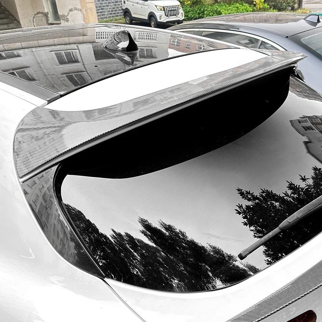 For Alfa Romeo Stelvio 2017+ Tail Wing Splitter Car Trunk Top Lip Wing Spoiler Fixed Wind Wing Body Exterior Guard Accessories