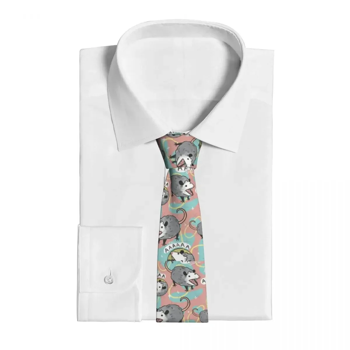 Corbata de animales de dibujos animados para hombres, corbata de cuello de fiesta de boda de Anime, corbata de cuello divertida personalizada, regalo de corbata DIY