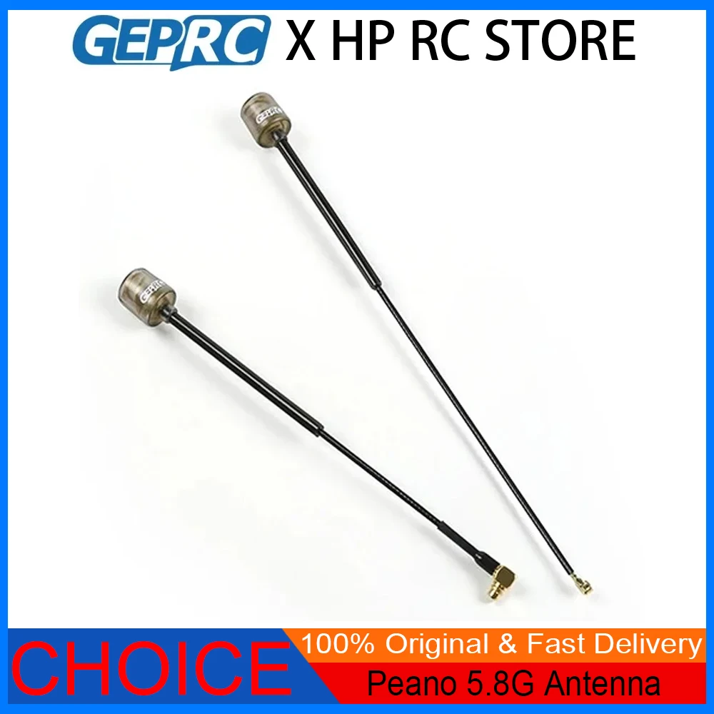 Antenna micro lecca-lecca GEPRC Peano 5.8G - Trasmissione dell'immagine RHCP MMCX UFL 50/110/145MM per droni da corsa FPV Parte fai da te