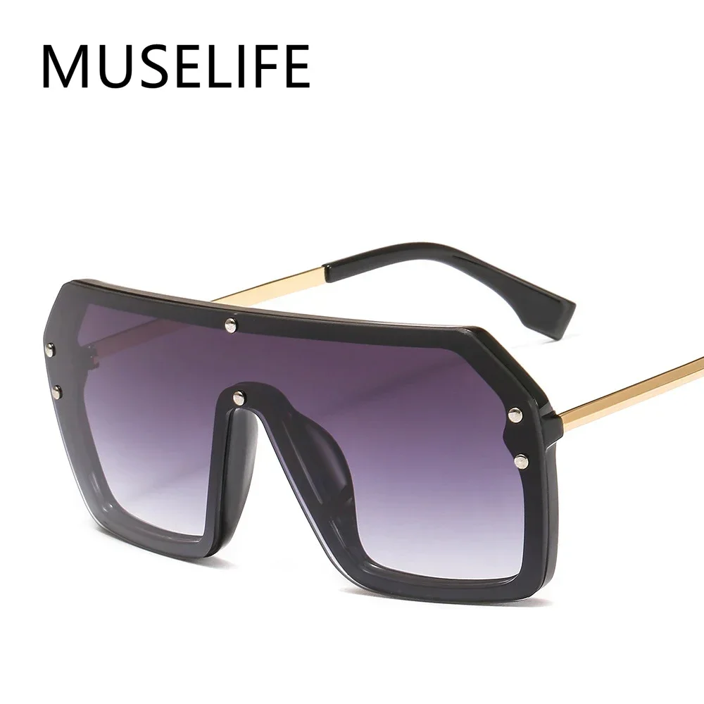 Vintage Oversize Square Sunglasses Women Luxury Brand Big Frame Women Sun Glasses Black Fashion Gradient Female Glasses Oculos