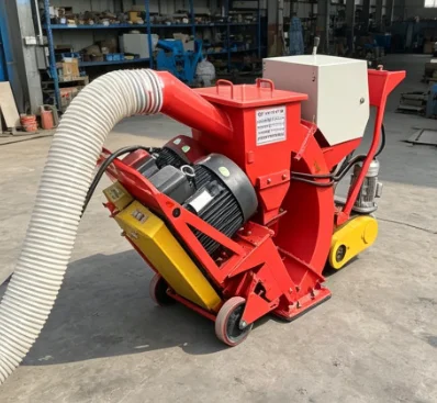 Electric Road Shot Blasting Machine Integrated Dust Removal System Low Vibration for Asphalt Road Surface Treatment