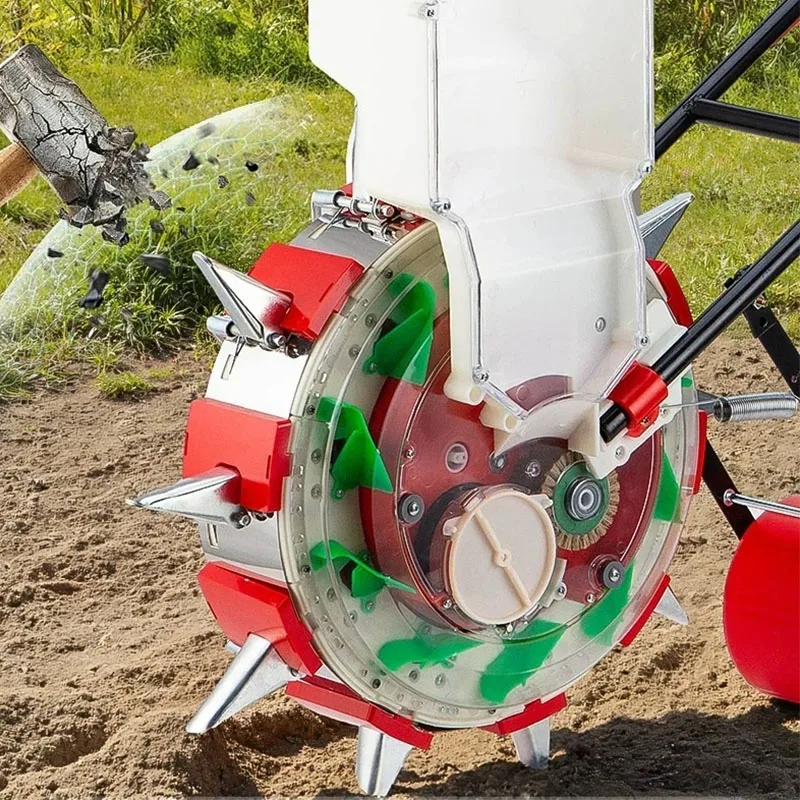 Hand Push Corn Peanut Planter Seeding Multifunctional Fertilizer Small New Soybean Stainless Steel Planter