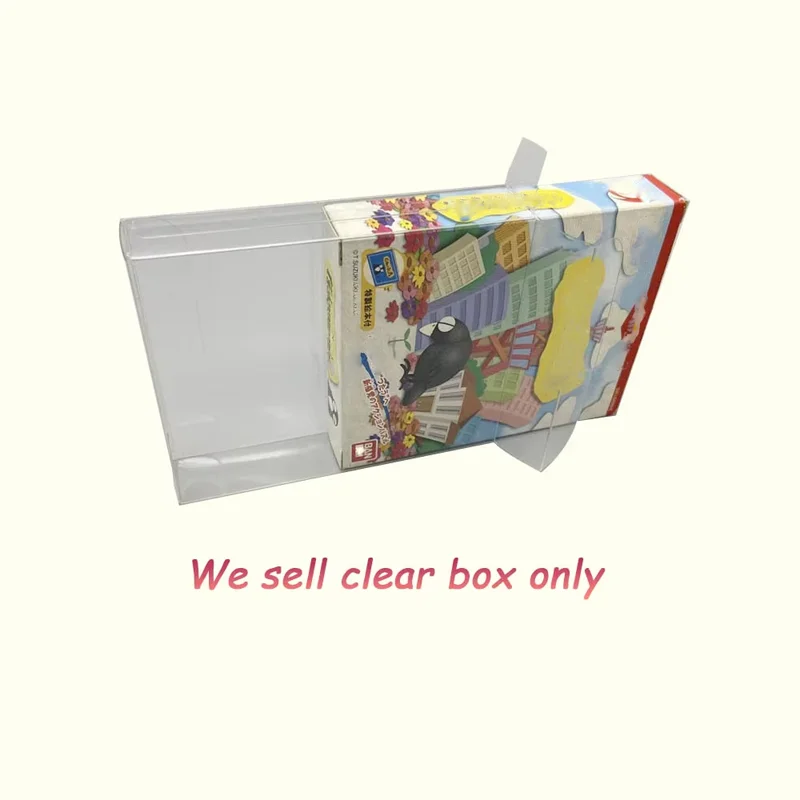 

Clear Transparent PET Protective cover For Bandai WonderSwan WS game storage display box collect case