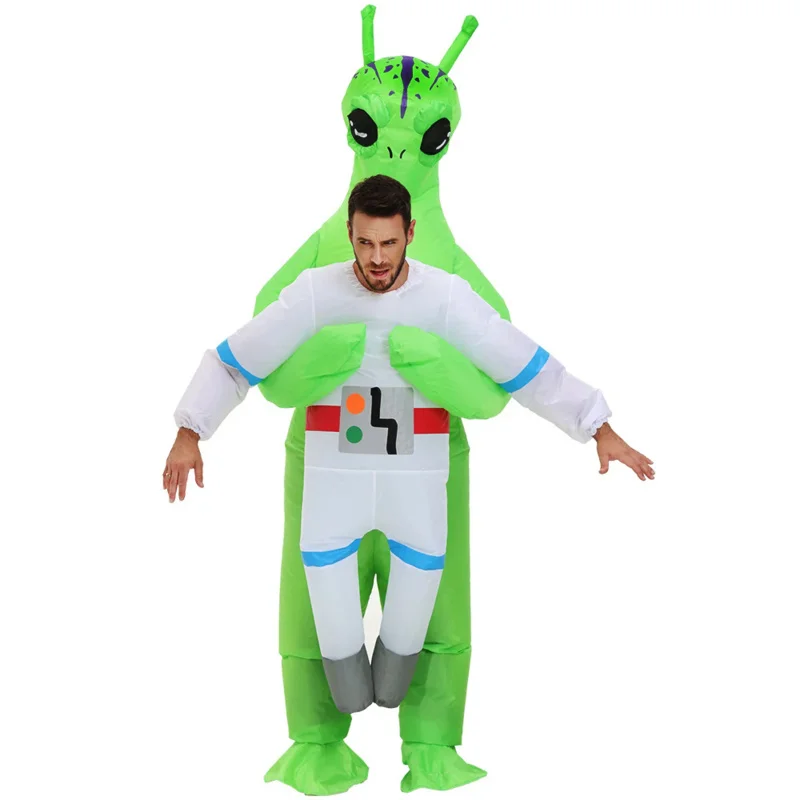 Volwassen Kinderen Cosplay Opblaasbare Kostuums Anime Astronaut Kostuum Enge Mascotte Halloween Feestjurk Grappig Pak Voor Man Vrouw